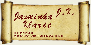 Jasminka Klarić vizit kartica
